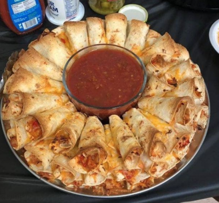 blooming quesadilla ring