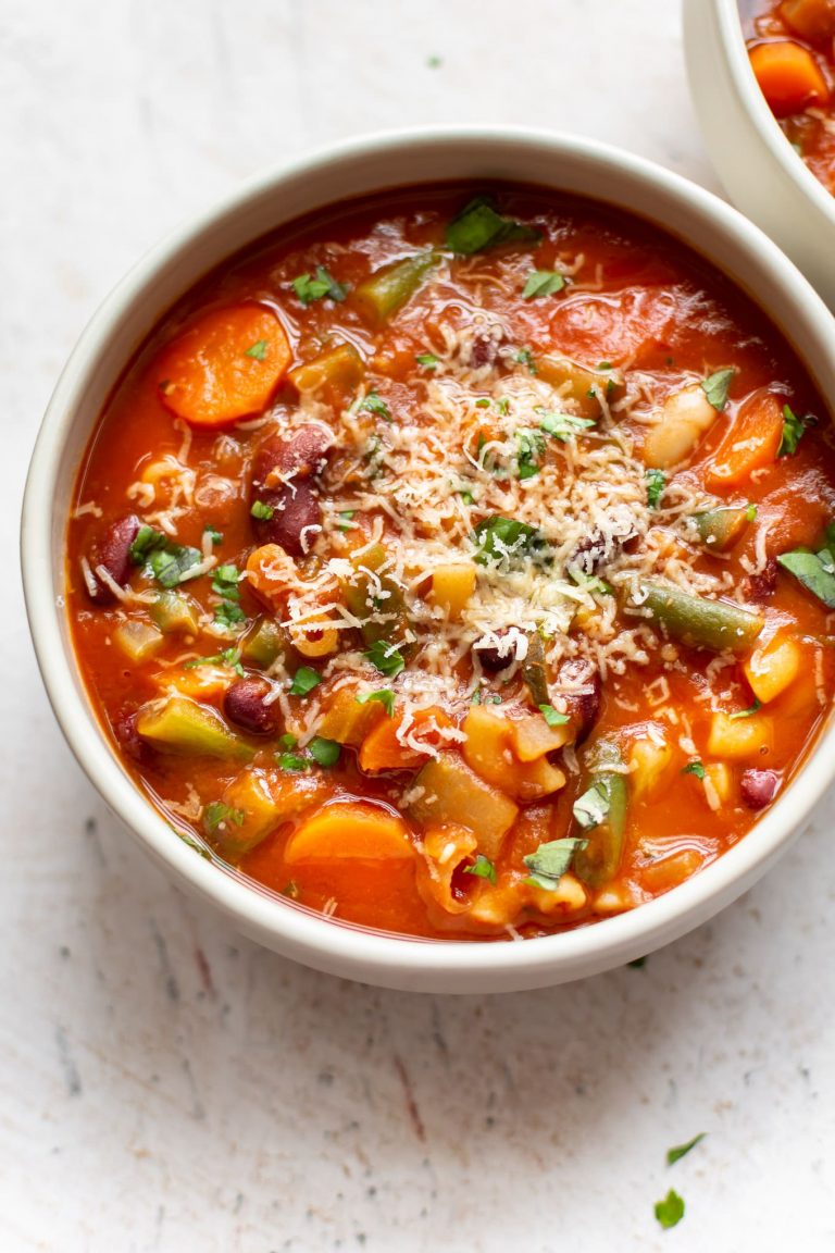 minestrone w parmesan